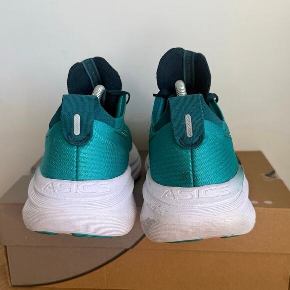 ASICS Gel Nimbus-27 Wave Teal/Saxon Green Men Sneakers- SZ 9.5 - Picture 8 of 16